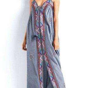 Venus Native Tribal Boho Maxi Dress Extra Small XS New